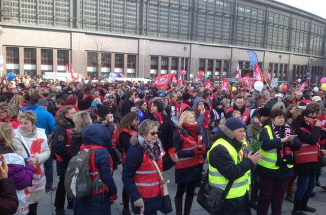 Giáo viên mầm non trên toàn nước Đức đình công vô thời hạn ảnh 1