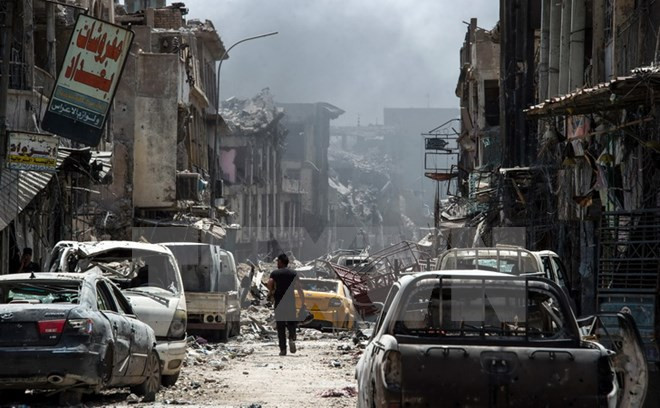 Giao tranh giữa quân đội Iraq và nhóm IS tại Mosul vẫn tiếp tục ảnh 1