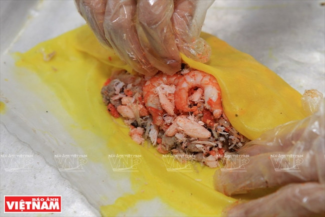 Nem vuông hải sản - món ăn cực ngon của người Hải Phòng ảnh 2