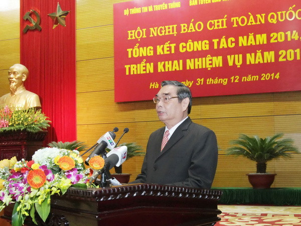 Phát biểu của ông Lê Hồng Anh tại hội nghị tổng kết công tác báo chí ảnh 1