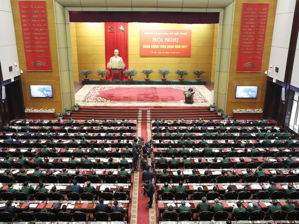 Tổng Bí thư dự và phát biểu chỉ đạo tại Hội nghị Quân chính toàn quân ảnh 2