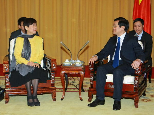 Chủ tịch nước tiếp Đoàn Hội hữu nghị Đối ngoại nhân dân Trung Quốc ảnh 1