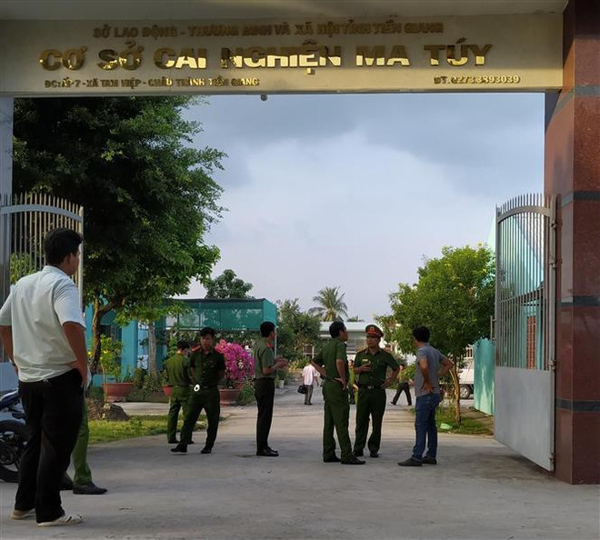 Cơ sở cai nghiện ma túy nơi các học viên bỏ trốn. (Ảnh: Nam Thái/TTXVN) Tiền Giang: Hơn một nửa học viên bỏ trốn đã trở lại cơ sở cai nghiện ảnh 1