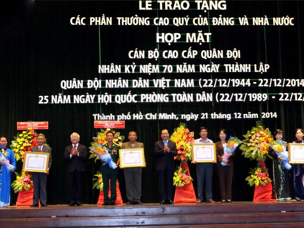 TP.HCM: Họp mặt tướng lĩnh, cán bộ cao cấp quân đội đã nghỉ hưu ảnh 1