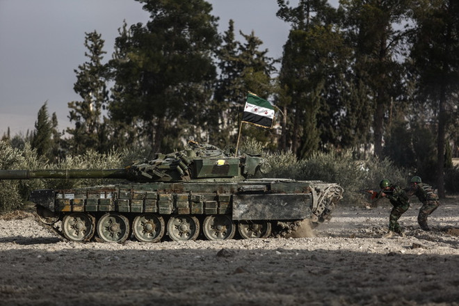 Quân đội Syria tấn công phiến quân tại khu vực biên giới giáp Liban ảnh 1