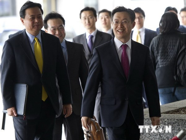 Hàn Quốc tới Mỹ bàn cách để nối lại đàm phán với Triều Tiên ảnh 1