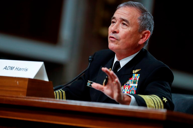 Trung Quốc bác tin yêu cầu Mỹ cách chức Tư lệnh Harry Harris ảnh 1