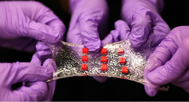 Chế tạo thành công thiết bị điện tử mới có thể kéo giãn ảnh 1