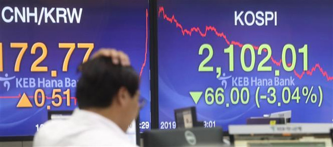 Chứng khoán châu Á mất đà do căng thẳng thương mại Mỹ-Trung ảnh 1
