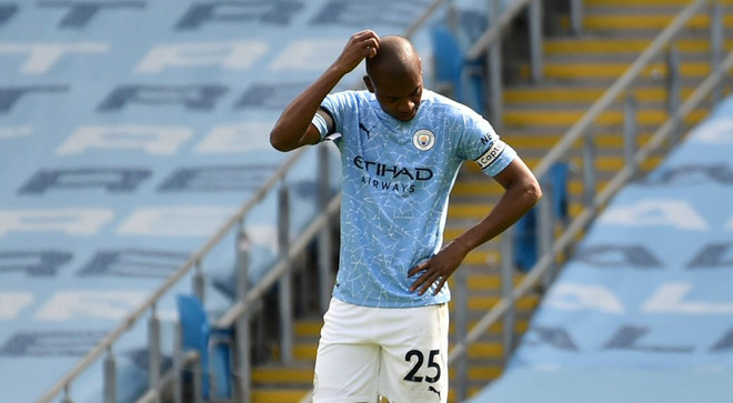 Fernandinho chỉ được tung vào sân từ phút 64. (Nguồn: AP) HLV Thomas Tuchel bất ngờ với chiến thuật của Pep Guardiola ảnh 2