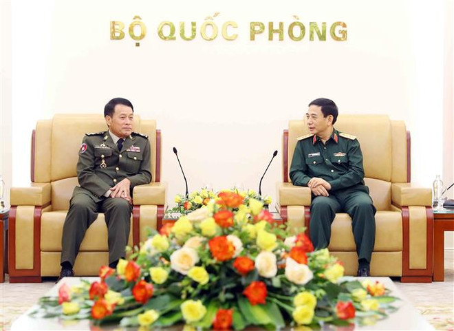 Tạo xung lực mới cho hợp tác quốc phòng Việt Nam-Campuchia ảnh 1