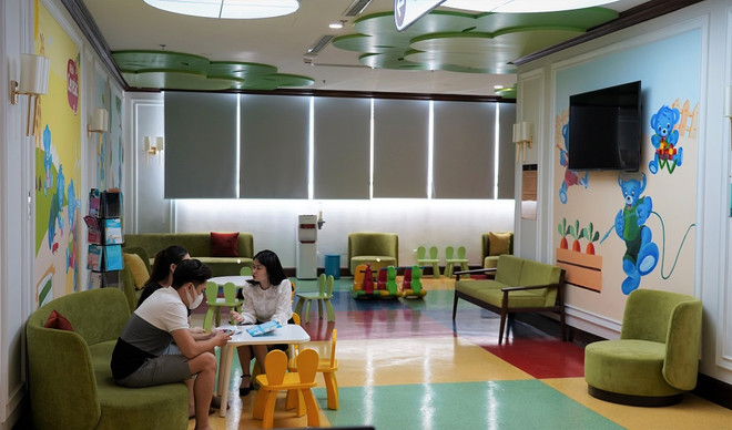 Cận cảnh Trung tâm tiêm chủng 5 sao ''một chiều'' đầu tiên tại Hà Nội ảnh 6