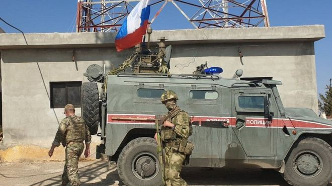 Quân đội Nga bắt đầu tuần tra tại khu vực biên giới Thổ Nhĩ Kỳ-Syria ảnh 1
