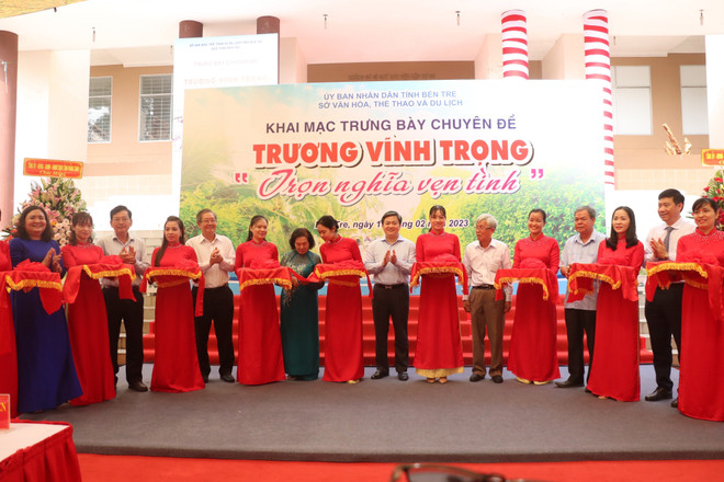 Bến Tre: Khai mạc trưng bày “Trương Vĩnh Trọng-Trọn vẹn nghĩa tình” ảnh 2