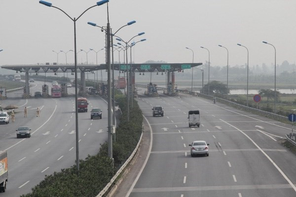 Trạm thu phí Đại Xuyên được khai thác bởi 2 đơn vị nhằm mục đích thu phí cho tuyến cao tốc từ Pháp Vân tới Ninh Bình. (Ảnh: VEC cung cấp) Thử nghiệm thu phí liên thông đường cao tốc Pháp Vân-Ninh Bình ảnh 1
