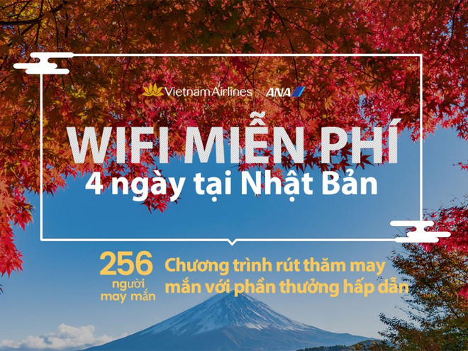 Khách Vietnam Airlines được dùng wifi miễn phí khi đến Nhật Bản ảnh 2