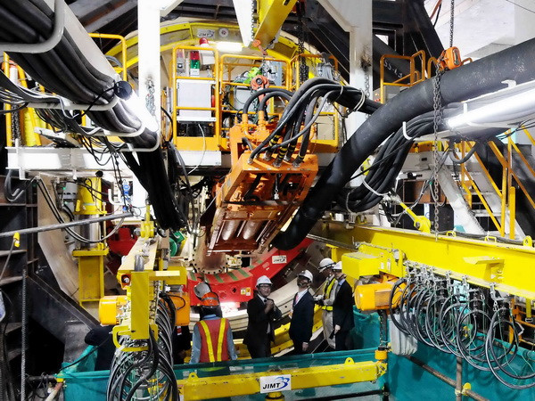 Tuyến metro số 1: Thi công đoạn ngầm bằng máy khoan hiện đại TBM ảnh 1