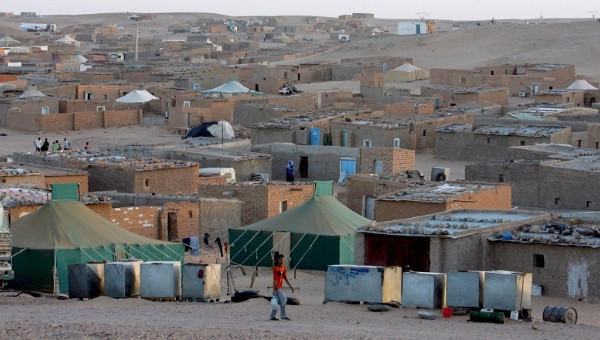 Một trại tị nạn tại Tindouf, Algeria. (Nguồn: EFE) Hơn 60 người thương vong trong vụ cháy trại tị nạn ở Algeria ảnh 1
