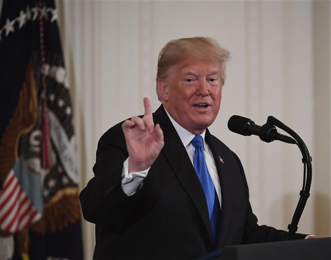 Tổng thống Mỹ Donald Trump. (Nguồn: THX/TTXVN) Tổng thống Trump chỉ trích Pakistan trong vụ tiêu diệt Osama bin Laden ảnh 1