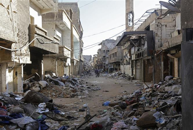 Quân đội Syria phá hủy nhiều bom, mìn của phiến quân khủng bố ảnh 1