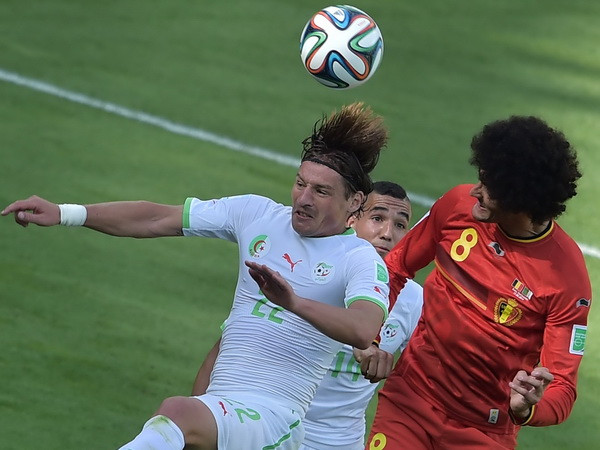Huấn luyện viên Algeria "tâm phục khẩu phục" trước Marouane Fellaini ảnh 2