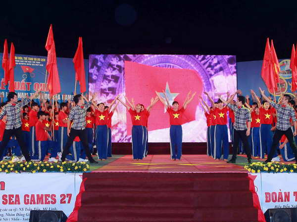 Đoàn Việt Nam đặt mục tiêu đứng tốp 3 tại SEA Games 27 ảnh 1