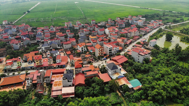 Vùng quê An toàn khu II huyện Hiệp Hòa. (Ảnh: Danh Lam/TTXVN) ttxvn huyen_hiep_hoa_bac_giang_resize.jpeg