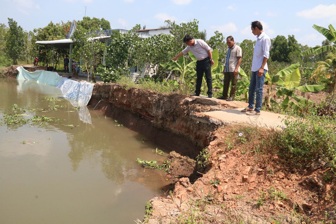 Vùng đầu nguồn trên sông Tiền tiếp tục sạt lở nghiêm trọng ảnh 2