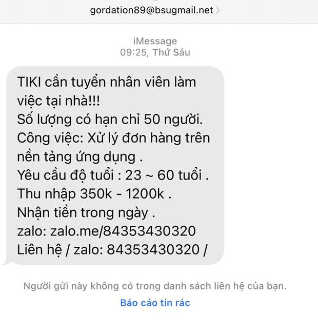 Chốt đơn hàng online: Cẩn trọng tránh sập bẫy “việc nhẹ, lương cao” ảnh 2