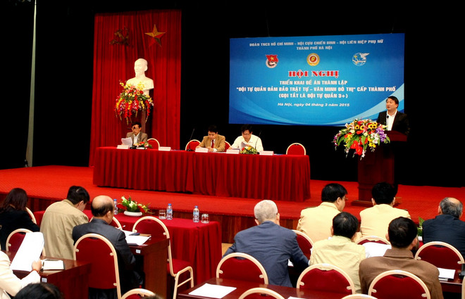 Hà Nội triển khai 168 đội tự quản đảm bảo trật tự-văn minh đô thị ảnh 1