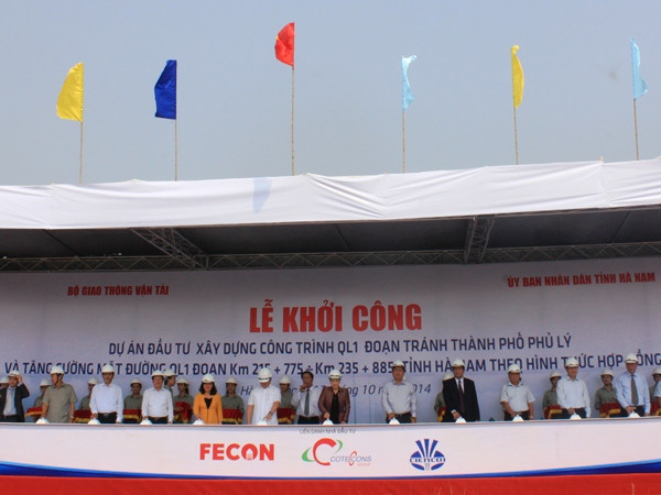 Khởi công dự án hơn 2.000 tỷ cho đoạn quốc lộ tránh thành phố Phủ Lý ảnh 1