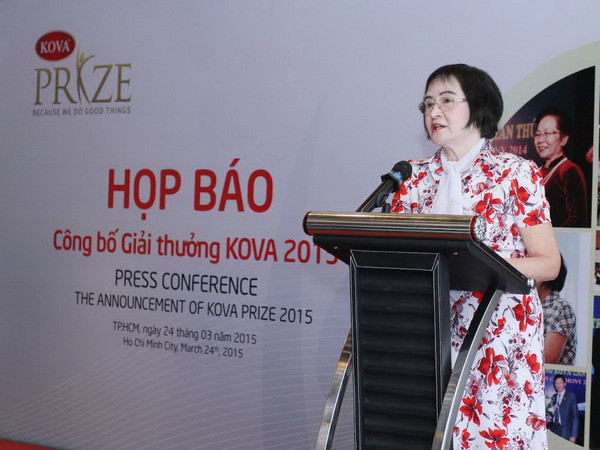 Chính thức phát động Giải thưởng KOVA lần thứ 12 năm 2015 ảnh 1