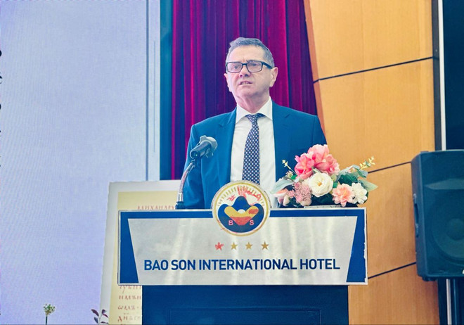 Đại sứ Bulgaria tại Việt Nam Pavlin Todorov. (Ảnh: Việt Đức/Vietnam+) vnp_Viet-Nam_Bulgaria_2405-3.jpg