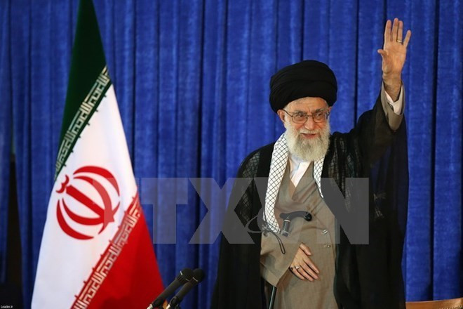 Lãnh tụ tối cao Iran Ayatollah Ali Khamenei. (Nguồn: EPA/TTXVN) Đại giáo chủ Ali Khamenei tố cáo Mỹ vẫn tiếp tục hù dọa Iran ảnh 1