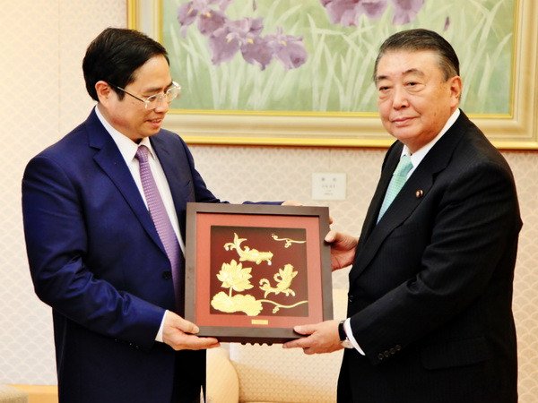 Lãnh đạo Quốc hội Nhật Bản tiếp đồng chí Phạm Minh Chính ảnh 1