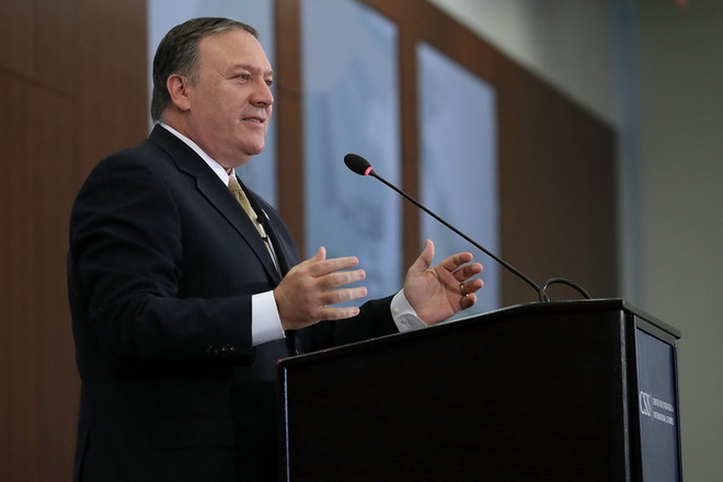 Giám đốc Cơ quan Tình báo trung ương Mỹ Mike Pompeo. (Nguồn: AFP/TTXVN) New York Times: Trung Quốc đã tiêu diệt hoặc giam giữ 20 gián điệp Mỹ ảnh 1