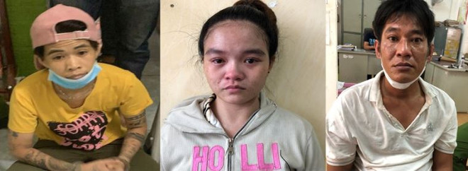 Từ trái qua phải: Trương Lan Phương ; Trương Linh Phương và Nguyễn Minh Vương. (Nguồn: congan.angiang.gov.vn) An Giang: Khởi tố, bắt giam nhóm đối tượng mua bán trái phép ma túy ảnh 2