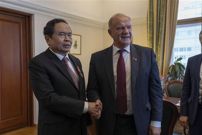 Chủ tịch MTTQ Việt Nam hội đàm Phó Chủ tịch Hội đồng Liên bang Nga ảnh 3