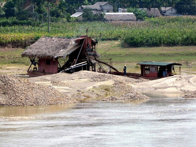 Cao Bằng xử phạt doanh nghiệp khai thác cát sỏi không phép ảnh 1