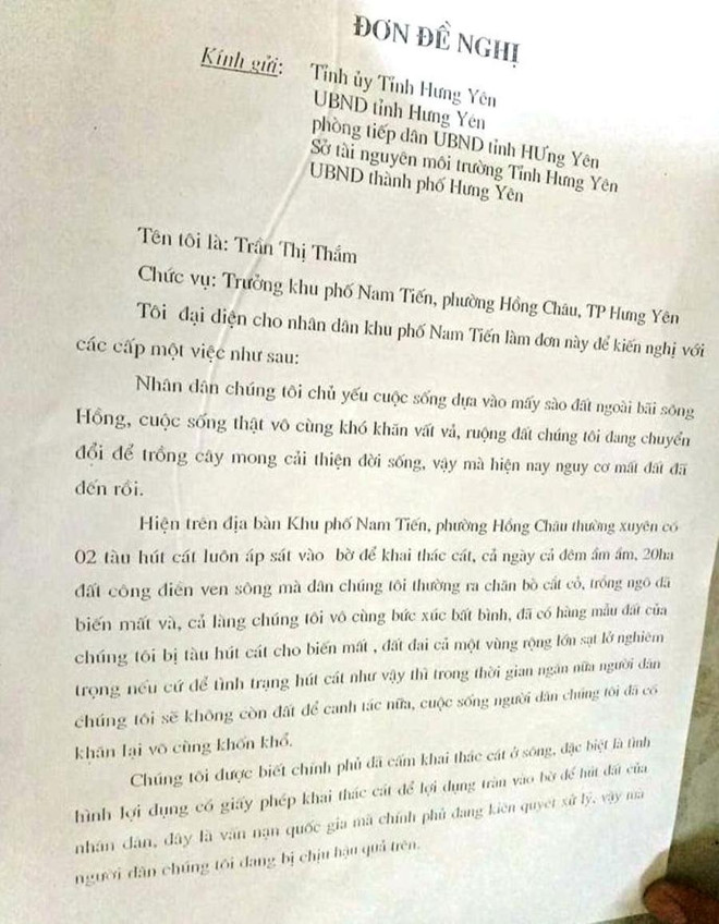 Bài 3: Cảnh sát giao thông đường thủy Hưng Yên phản hồi vụ 'cát tặc' ảnh 3