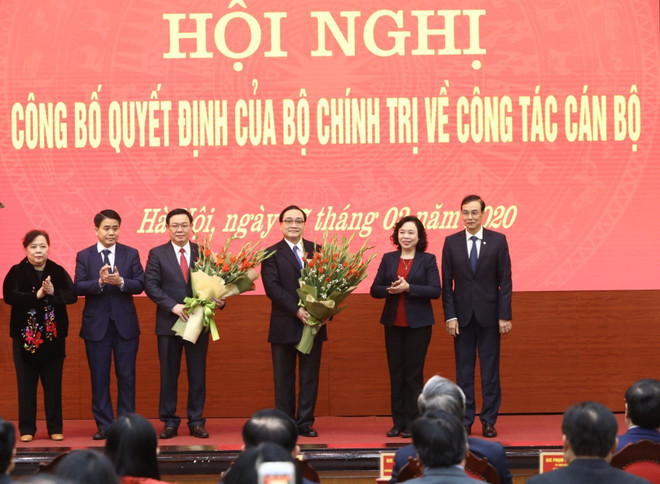 Thường trực Ban Bí thư phát biểu về việc bổ nhiệm Bí thư Thành ủy HN ảnh 1