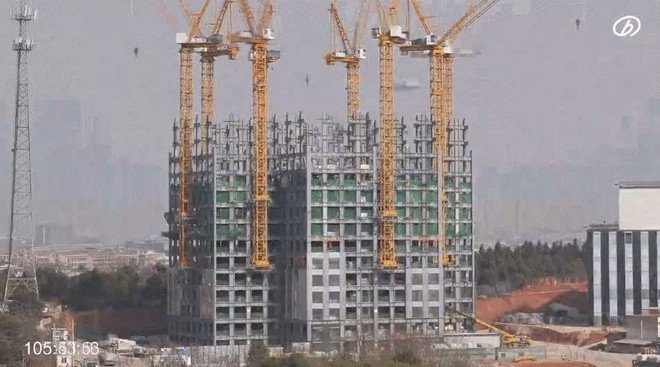 [Video] Công ty Trung Quốc xây tòa nhà 57 tầng chỉ trong 19 ngày ảnh 1