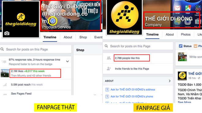 Thế giới di động “tố” fanpage giả mạo, lừa người tiêu dùng ảnh 1