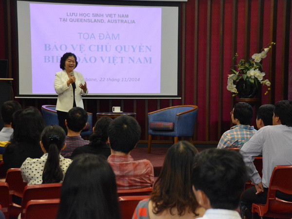 Lưu học sinh Việt Nam tại Australia hướng về Biển Đông ảnh 1