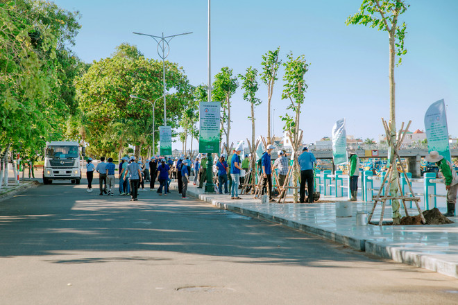 Hoa hậu Trái đất chung tay cùng NovaGroup trồng cây xanh ở Phan Thiết ảnh 8