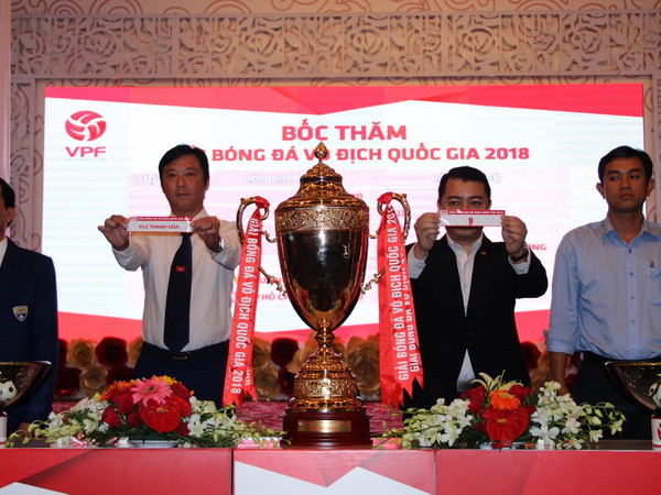 Xếp lịch thi đấu các giải bóng đá chuyên nghiệp Việt Nam năm 2018 ảnh 1