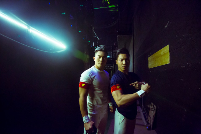 [Photo] Quốc Cơ, Quốc Nghiệp trước giờ chinh phục kỷ lục mới ảnh 3