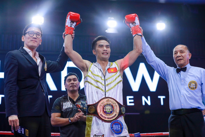 Võ sỹ Nguyễn Ngọc Hải giành đai vô địch WBA Nam Á super-lightweight ảnh 1