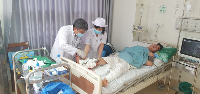 Nối thành công cẳng chân bị đứt cho nam thanh niên ở Bà Rịa-Vũng Tàu ảnh 1