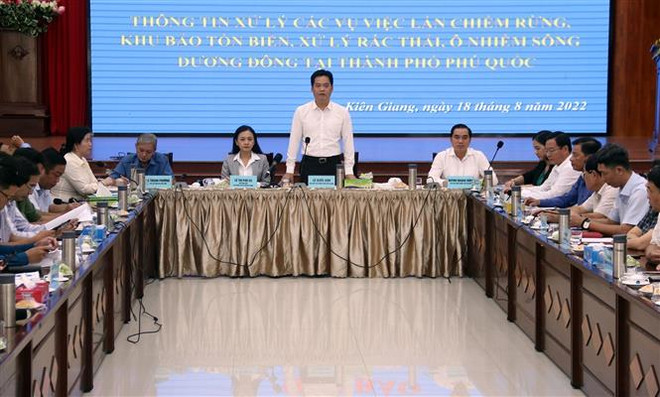 Xử lý nghiêm các vụ việc lấn chiếm rừng, Khu bảo tồn biển tại Phú Quốc ảnh 2